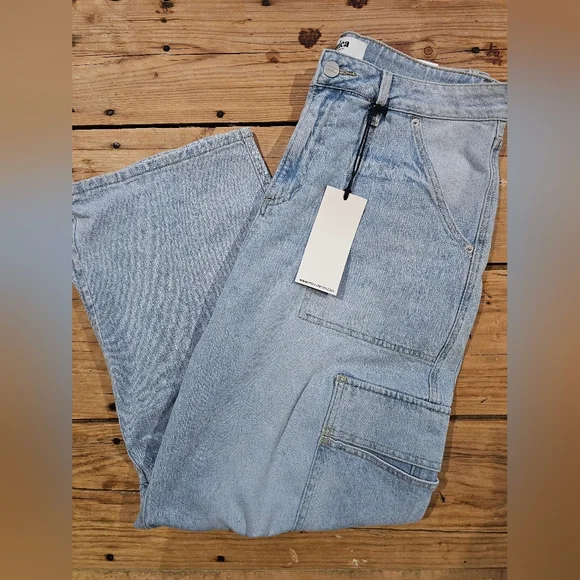 Mica Light Blue Denim Barrel Jeans - Picture 2 of 5